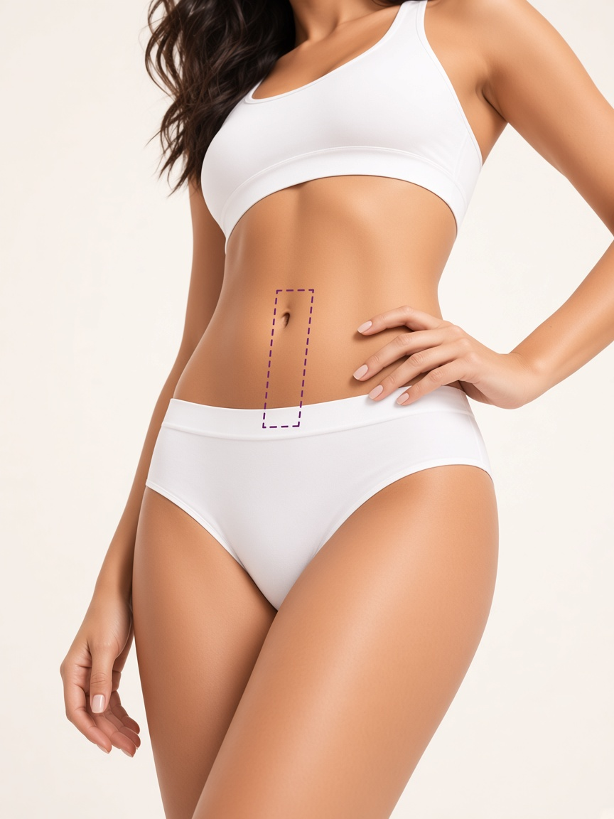 Faixa de cera no corpo