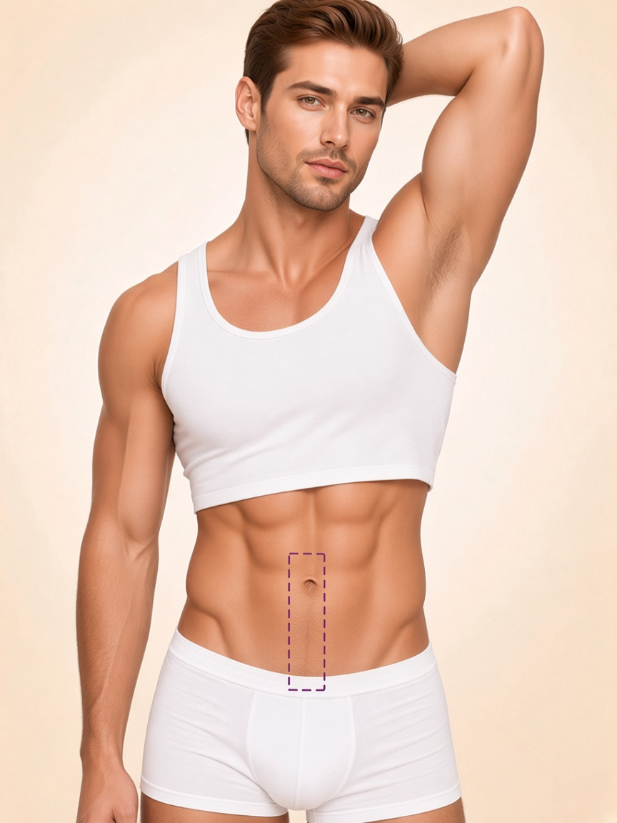 Esfoliação de faixa masculina Pello Menos